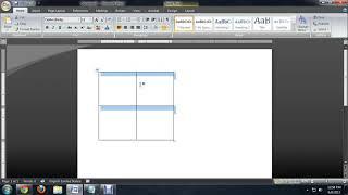 How to Adjust the Column Width of a Microsoft Word Table