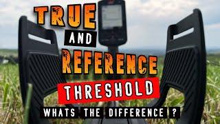 True And Reference Threshold - What Is The Difference ? | Metal Detecting