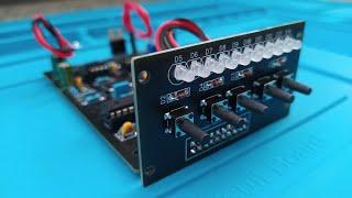 Detector de metais Clone pi W Black board leds azuis