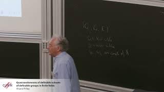 Anand Pillay : Quasirandomness of definable subsets of definable groups in finite fields