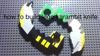 how to build lego karambit knife from cs go #legostopmotion