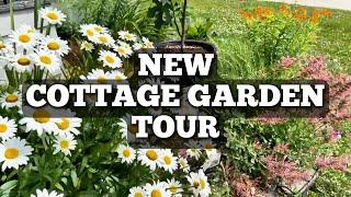 Front Yard Cottage Garden Tour July PA Zone 7A #cottagecore #garden #homesteading #flowergarden