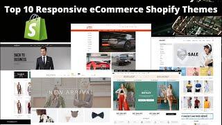 Top 10 Responsive eCommerce Shopify Themes | Best Shopify Themes |  Shopify Templates | Wpshopmart
