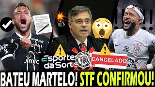 STF SUSPENDE MÁSTER do TIMÃO e MEMPHIS CORRE RISCO! REFORÇO CONFIRMADO! MARCELINHO CONVOCADO e+