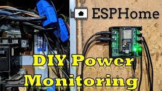 DIY Whole Home Power Monitoring with ESPHome & Home Assistant