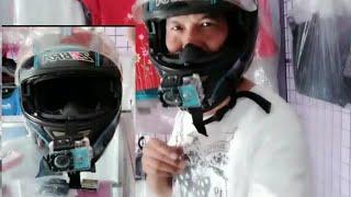 How to mount action cam on helmet/4k sports ultra hd dv with wifi