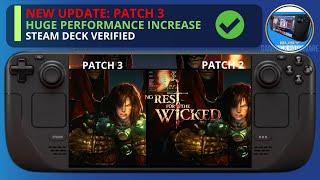 No Rest for the Wicked Steam Deck OLED Patch 3 Update | Verified | Huge Increase Performance Review