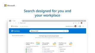 Microsoft Search | Find what you need at work with intelligent search results