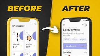 Take Your Mobile UI Design From Drab to Fab - Before & After 6!