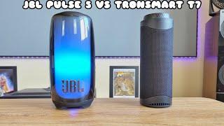 JBL PULSE 5 VS TRONSMART T7 "200$ PRICE DIFFERENCE!"