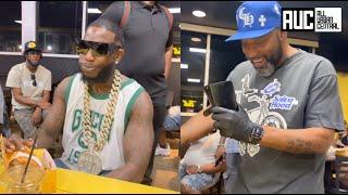 "You Got Something" Gucci Mane Speechless After Trying Bun B Trill Burger