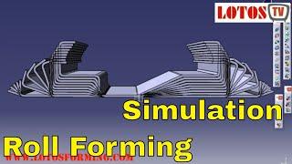 【Roll Forming Simulation】: Roll Forming Design |basic roll form design | How to Design Roll Forming?