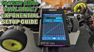 Flysky NB4+ Dual rate and exponential setup guide