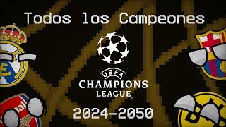 Futuros campeones de la Champions League (2024-50) | Mr. Ecuadorian