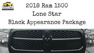 2018 Ram 1500 Lone Star Black Appearance Package Review Preston Flaniken Sells Cars