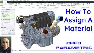 Creo Parametric - How to Assign a Material