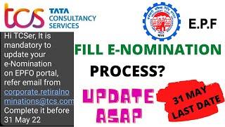 TCS EPF || HOW TO FILL YOUR E-NOMINATION & PROCESS TO FILL IT || HOW TO ACTIVATE UAN #tcs #UAN #EPF