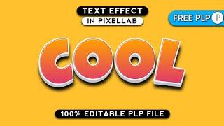 Cool Text Effect In Pixellab ( WITH PLP FILE )