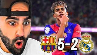 Fc Barcelona HUMILIATE Real Madrid 5-2 In SuperCup Final I REACTION