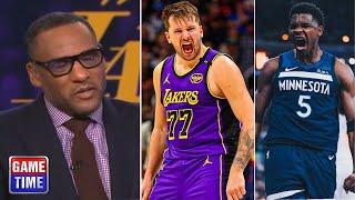 NBA Gametime | "Nobody would stop duo Luka & LeBron!" - Steve Smith reacts to Lakers vs Timberwolves