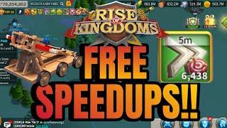 How To Get Free Speedups In 2024 | Rise of Kingdoms