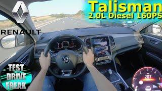 2021 Renault Talisman Grandtour BLUE dCi 160 EDC Intens 160 PS TOP SPEED AUTOBAHN DRIVE POV