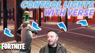 Control A Set Of Lights With Verse In UEFN