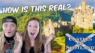 AMERICANS LEFT IN AWE by the Amazing Castles of Scotland (REACTION)