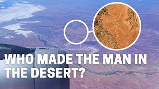 Who made the man in the desert?