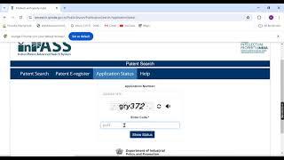 How to check patent Application status in Indian intellactual property website