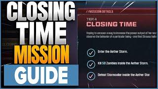 Closing Time Guide For COD Modern Warfare 3 Zombies Aether Storm & Stormcaller