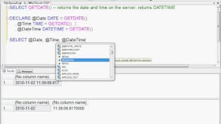 Overview of SQL Server Data Types: Date and Time