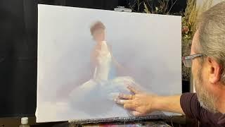 "Ballerina". Painting video lesson. Artist Igor Sakharov