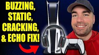 PS5 How To Fix Mic Buzzing, Static, Cracking, & Echo Background Noise On Mic! PS5 Mic Easy Fix!