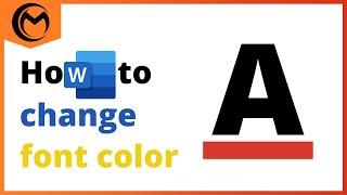 How To Change Font Color In Microsoft Word