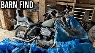 Can I Get this old Barn Find Harley Davidson Running?