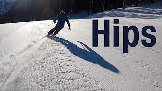 Teaching hips for high performance skiing