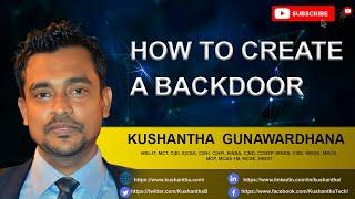 How to create a backdoor - Episode 4 - New series on Cyber Security