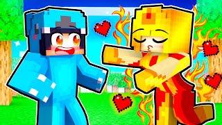 Dating the FIRE PRINCESS in Minecraft!