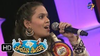 Jallantha Kavvintha Song - Snigdha Performance in ETV Padutha Theeyaga - 4th April 2016