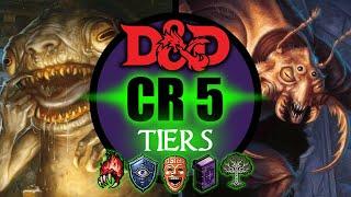 D&D MONSTER RANKINGS - CHALLENGE RATING 5