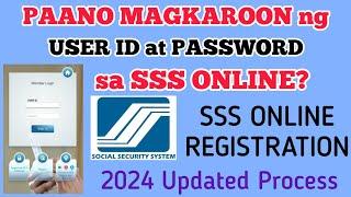 SSS Online Registration | Paano Magkaroon ng USER ID at PASSWORD sa SSS Online | How To Register SSS