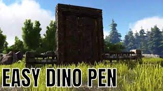 How to Build a Fence or Dino Pen in Ark Survival Evolved