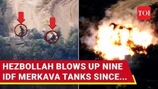 Hezbollah 'Bombs' Israeli Military Patrol; Blows Up Merkava Tank; '2 IDF Men Killed...' | Watch