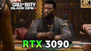 Call of Duty Black Ops 6 - RTX 3090 | 4K ULTRA Graphics - PC Performance Test