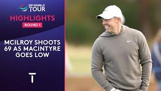 Round 1 Highlights | Rory McIlroy, Robert MacIntyre | 2024 Alfred Dunhill Links Championship