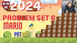 CS50 Mario.py - Problem Set 6 - Mario Python Solution 2024. (Beginners Guide)