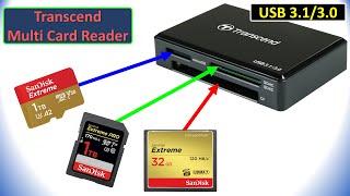 Best Memory Card Reader - 2021 | Transcend USB 3 1 Multi Card Reader
