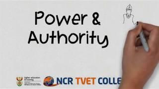 Power and Authority - Personnel Management Resources