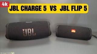 JBL Charge 5 VS Flip 5 Bluetooth Speaker Review (Available in 4K)